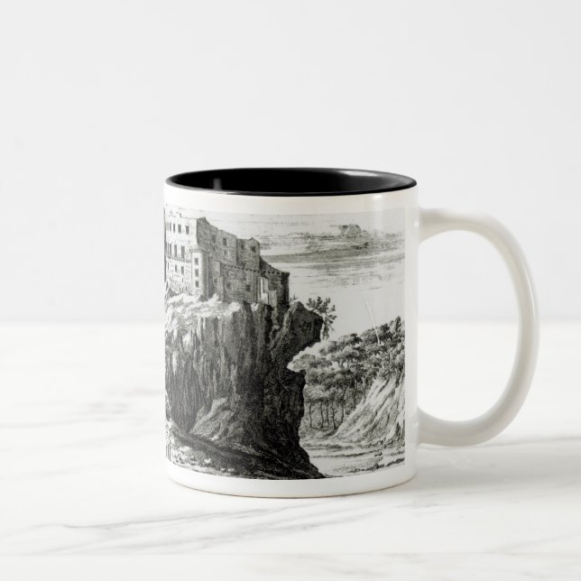 Dunnottar Castle Two-Tone Coffee Mug (Right)