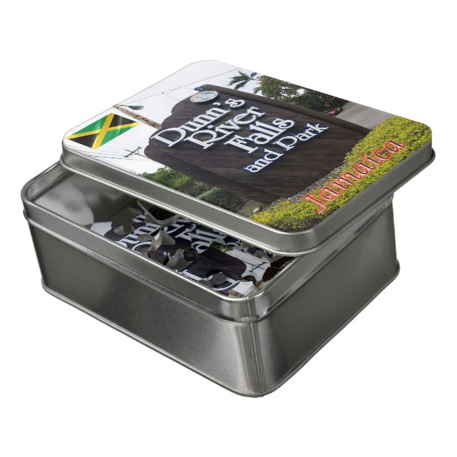 Dunn's River Falls and Park - Jamaica - Jigsaw Puzzle (Lid Open)