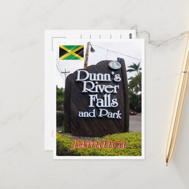 Dunn's River Falls and Park - Jamaica - Postcard (Front/Back In Situ)