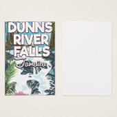 Dunn's River Falls Jamaica travel poster (Front & Back)