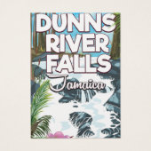 Dunn's River Falls Jamaica travel poster (Front)