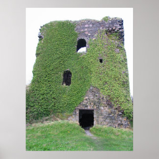 Dunollie Castle Oban Bay, Scotland Poster