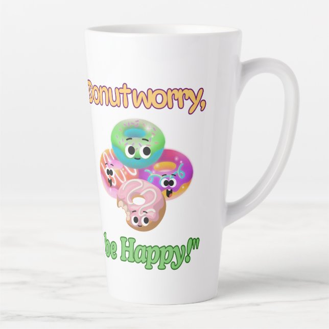 DUNOT WORRY BE HAPPY  LATTE MUG (Right)