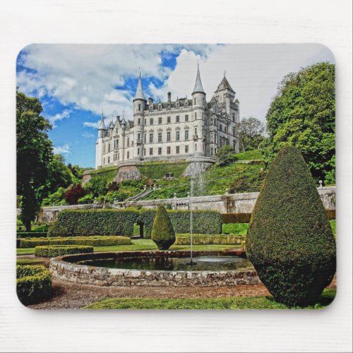 Dunrobin castle architecture photo mouse pad