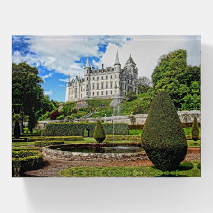 Dunrobin castle architecture photo paperweight