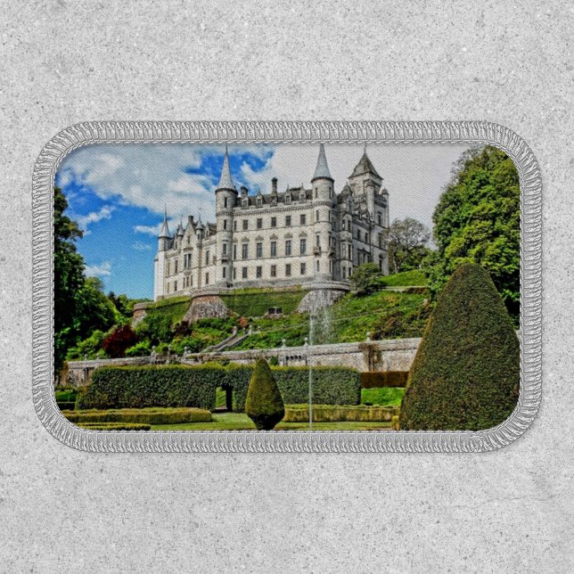 Dunrobin castle architecture photo patch (Front)