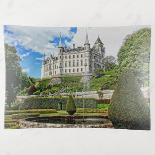 Dunrobin castle architecture photo trinket tray