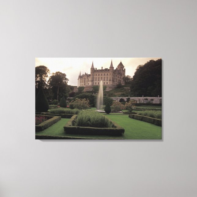 Dunrobin Castle, Scotland Canvas Print (Front)