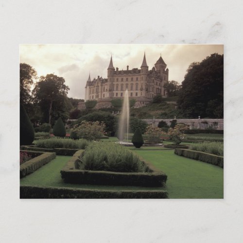 Dunrobin Castle Scotland Postcard
