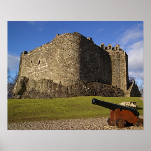 Dunstaffnage Castle, Argyll and Bute, Scotland Poster (Front)