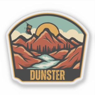 Dunster, British Columbia Sticker