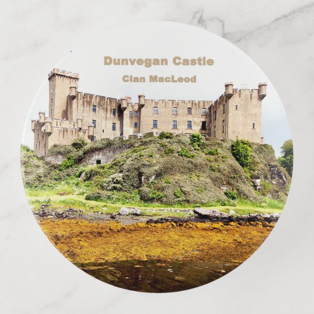 Dunvegan Castle - Clan MacLeod Trinket Tray (Front)