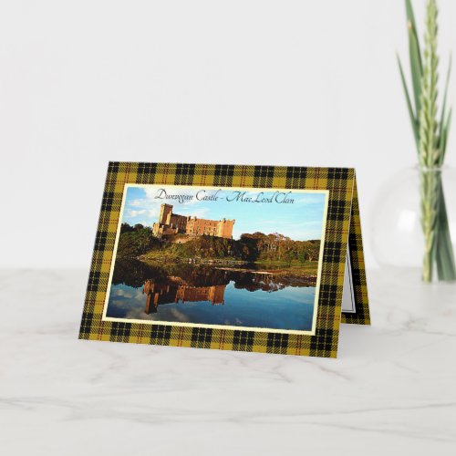 Dunvegan Castle MacLeod Clan Folded Greeting Card