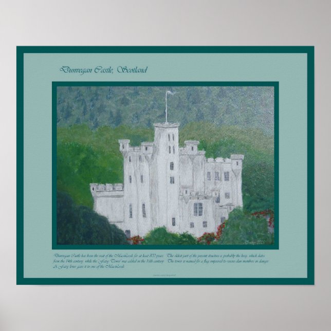 DUNVEGAN CASTLE POSTER (Front)