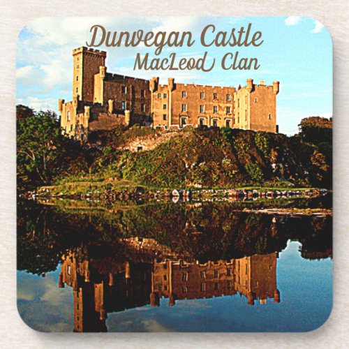 Dunvegan Castle  Scottish MacLeod Clan Coaster
