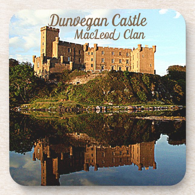 Dunvegan Castle – Scottish MacLeod Clan Coaster (Front)