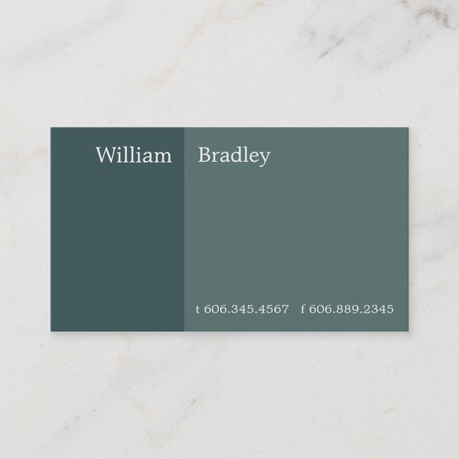 Duo 105 business card (Front)