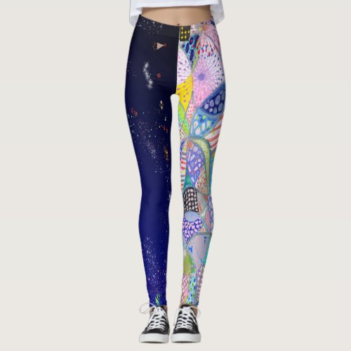 Duo Personalities No 2 Leggings