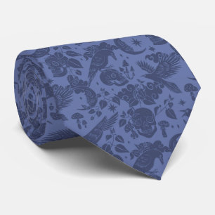 Duo-Tone Halloween Pattern - Neck Tie