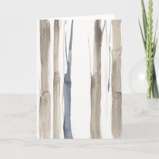 Duo Tone Trees II Card (Front)