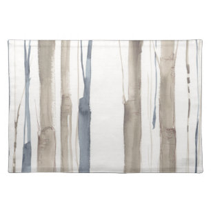 Duo Tone Trees II Cloth Placemat