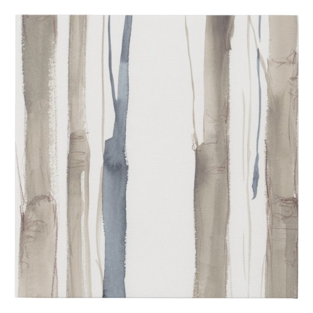 Duo Tone Trees II Faux Canvas Print (Front)