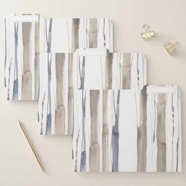 Duo Tone Trees II File Folder (Set)