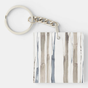 Duo Tone Trees II Keychain