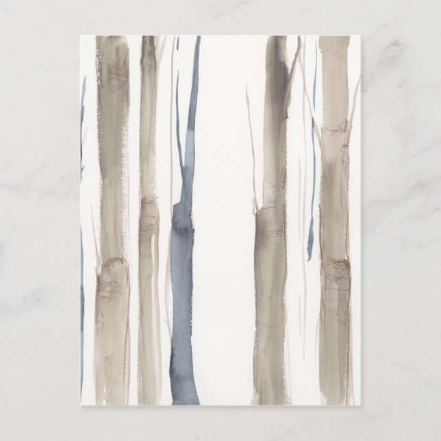 Duo Tone Trees II Postcard (Front)