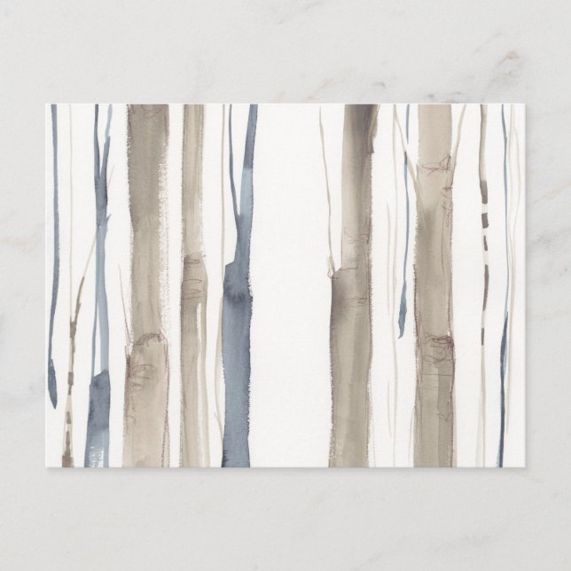 Duo Tone Trees II Postcard (Front)