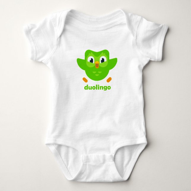 Duolingo     Classic T-Shirt Baby Bodysuit (Front)