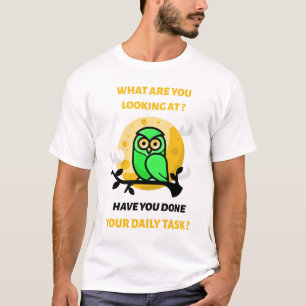 Duolingo Owl Daily Task T-Shirt