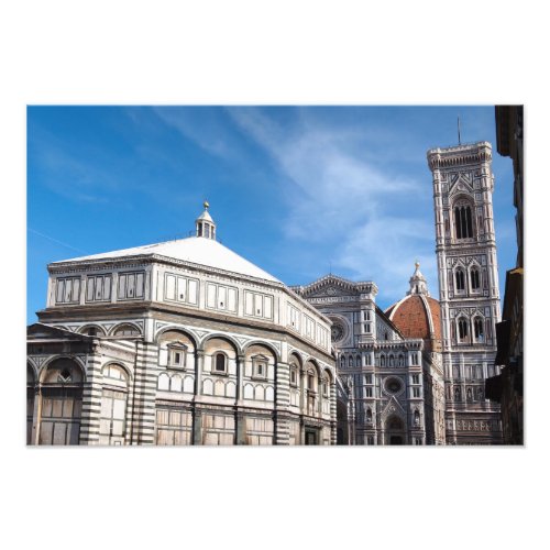 Duomo and Baptistry Florence photo print