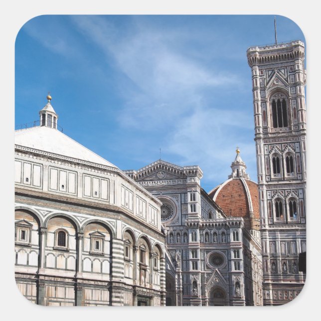 Duomo and Baptistry, Florence sticker (Front)