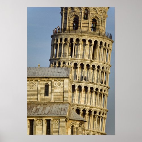 Duomo and Leaning Tower Pisa Tuscany Italy Poster