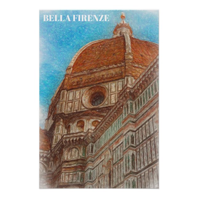 ** DUOMO Church AP12 Firenze Florence Italy Poster (Front)