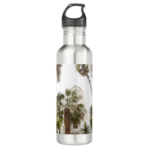 Duomo di Amalfi Garden 4 travel wall art  Stainless Steel Water Bottle