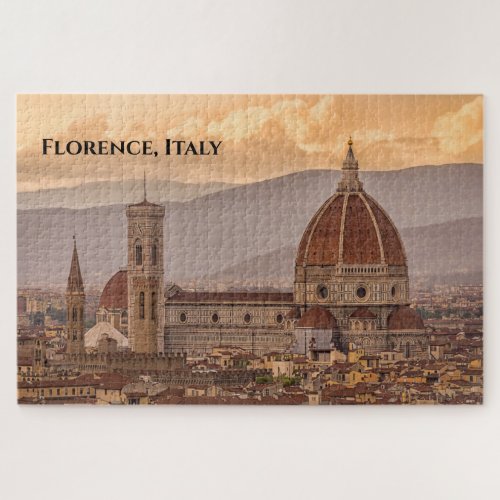 Duomo di Firenze Florence Italy Design Jigsaw Puzzle