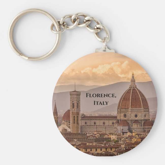Duomo di Firenze Florence Italy Design Keychain
