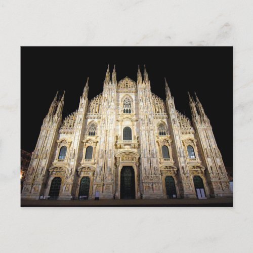 Duomo di Milano Italia Milan Italy Duomo Postcard