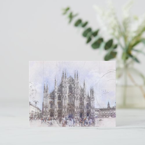 Duomo di Milano Italy Postcard