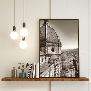 Duomo Firenze Florence Cathedral, Italy Photograpy Poster