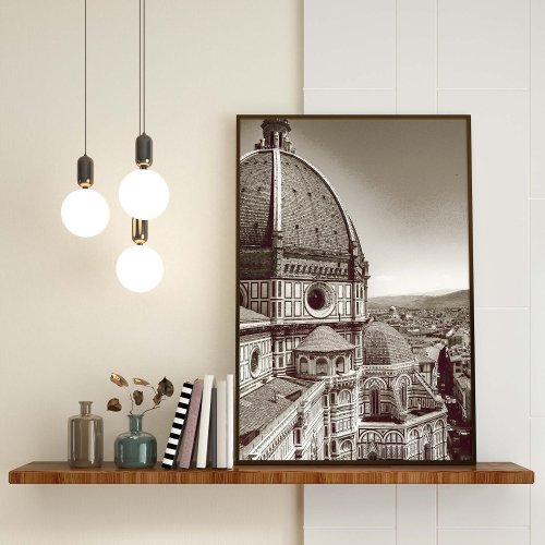 Duomo Firenze Florence Cathedral Italy Photograpy Poster