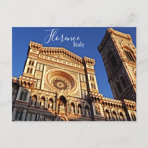 Duomo in Florence Italy Postcard