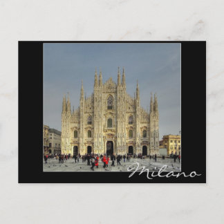 Duomo Milan, Italy Postcard