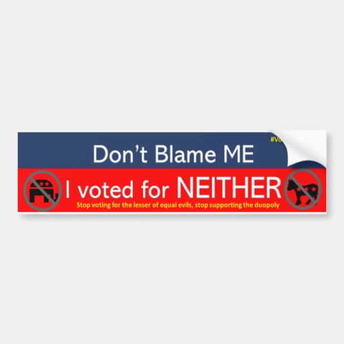 DUOPOLY BUMPER STICKER