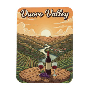 Duoro Valley Portugal Travel Magnet