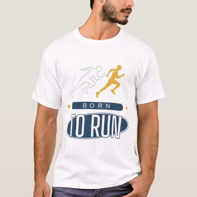 Duotone Born To Run Marathon T-Shirt  (Front)