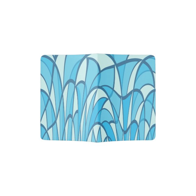 Duotone waves passport holder (Opened)