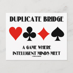 Duplicate Bridge A Game Intelligent Minds Meet Invitation